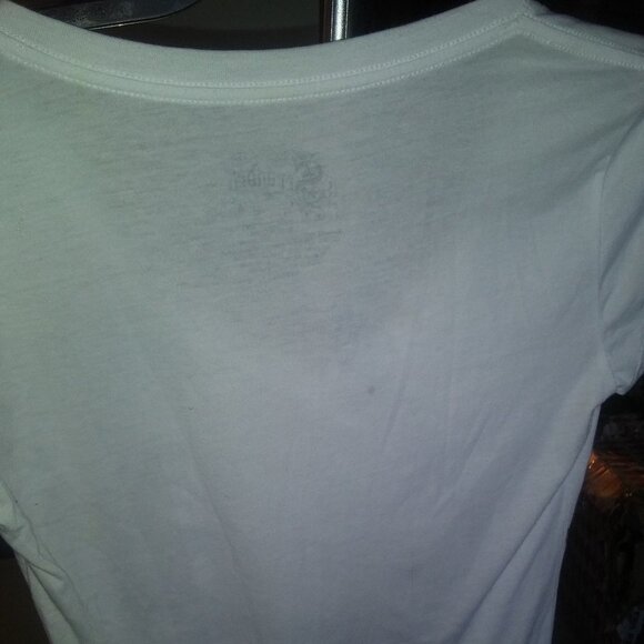 Stranded White  T-Shirt  with Black design - Picture 2 of 4